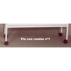 PIE CON RUEDAS Nº1