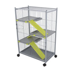 JAULA ROEDOR GRANDE 492 GRIS